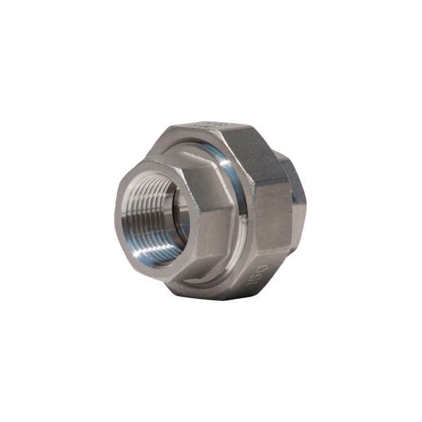 1 In. 304 Stainless Steel Union - FNPT - Class 150 - 300 PSI - Import